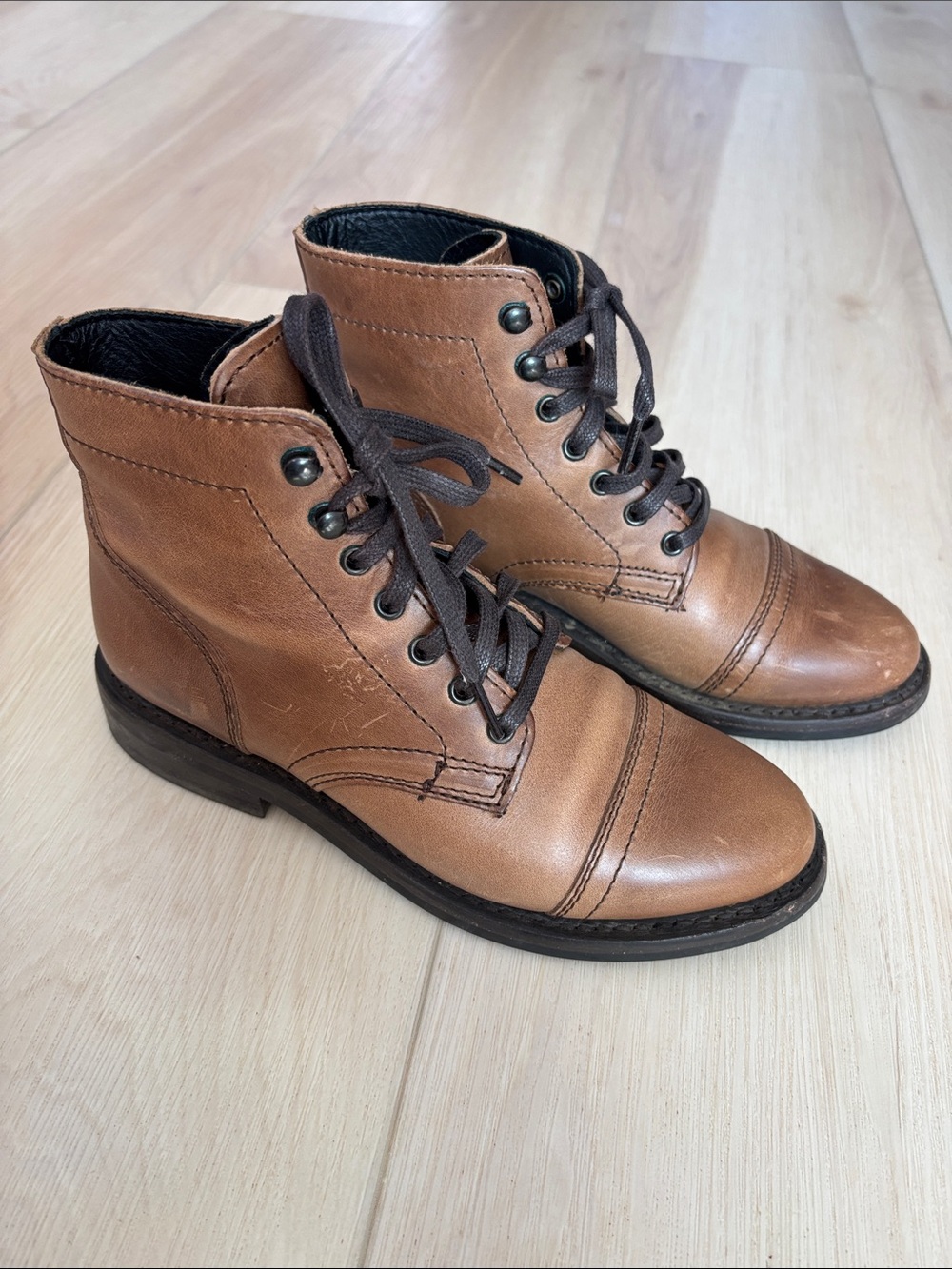 Thursday Boot Company Women's Captain Boots Natural